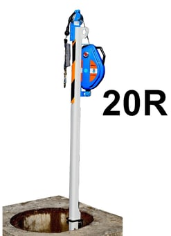 picture of Tractel Tracrod Mobile Anchor System c/w Base Mount & 20R Blocfor - [TRC-207128-207118-81492] - (LP)