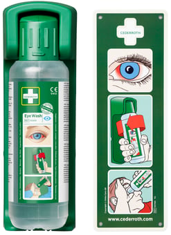 picture of Cederroth First Aid Eyewash and Bracket 500ml - [SA-CD17]