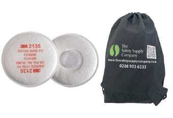 picture of 3M - Pair of P3 Particulate Filter Cartridges - TSSC Bag - [IH-KIT2135]