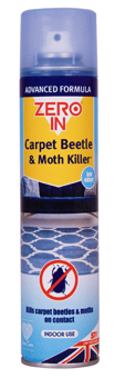 picture of Zero In Carpet Beetle & Moth Killer 300ml Aerosol - [BC-ZER977]