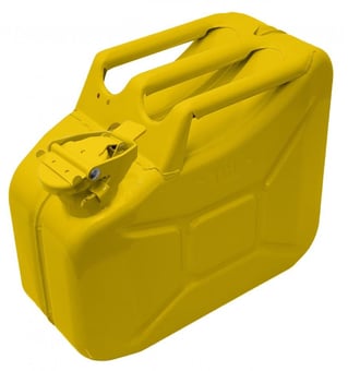 Picture of 10 Litre Yellow Jerry Can - 275mm H x 345mm L x 165mm W - [XS-300028] - (DISC-R)