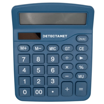 picture of Fully Detectable Desktop Calculator - Solar Powered - [DT-202F-P01]