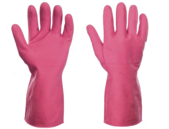 Picture of Supertouch Pink Robust Household Latex Gloves - ST-13352