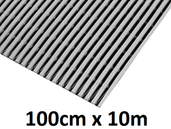 picture of Interflex Splash Multi-Use Anti-Slip Mat Grey - 100cm x 10m Roll - [BLD-IF3933GY]