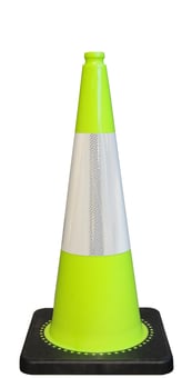 Picture of Flexible Green PVC 50cm Road 2kg Cone - Virtually Unbreakable - [EH-RS50020C+G3340] - (HP) - (DISC-X)