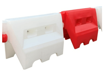 Picture of TRAFF-TEX - Traffic Separators - Red or White - 1m - UV Stabilised - Pack of 21 - [OS-TRSP-RDWHT]