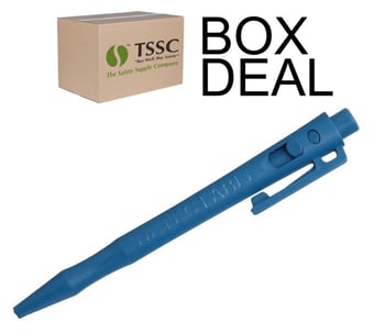 picture of Detectable HD Retractable Pens - Standard Ink - Blue Ink - Box Deal 100 Pieces - [IH-DT101I01C11PA01]
