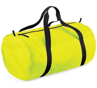 picture of Bag Base Packaway Barrel Bag - Yellow/Black - [PLU-BG150-YEBL]