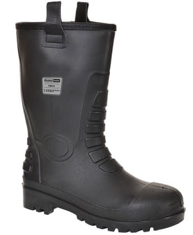 picture of S5 - SRC CI - Portwest Steelite Neptune Safety Black Rigger Boot - PW-FW75BKR