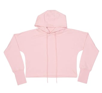 Picture of Mantis Women's Cropped Hoodie - Drop Shoulder Styling - Soft Pink - BT-M140-SPIN