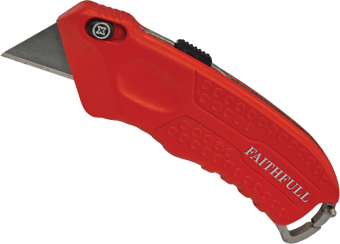 Picture of Faithfull - Turbo Auto Feed Retractable Knife - Supplied with 5 Blades - [TB-FAITKRTURBO] - (DISC-R)