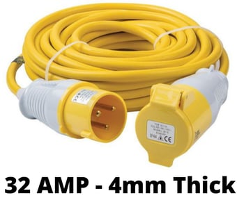 picture of Extension Lead - 14 Metre 4.0mm 32 AMP 115V (110V) - [HC-EXL1432A4]