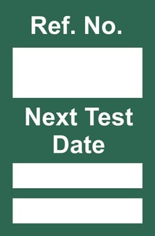 Picture of Next Test Mini Tag Insert - Green (Pack of 20) - [SCXO-CI-TG60G]