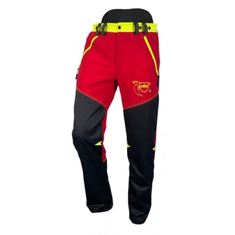 Picture of Francital Class 1 Type A Pro Move Prior Forestry Trousers - Red - SF-FI510