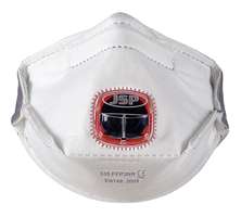 Picture of JSP 335 Typhoon Horizontal Fold Flat FFP3 Masks Pack of 10 - [JS-BEY130-201-A00]