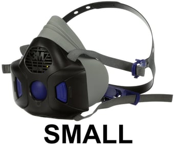 picture of 3M - Secure Click Reusable Half Face Mask - HF-800 Series - Small - [3M-HF801] - (NICE) (AR)