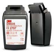 Picture of 3M - Secure Click Particulate Filters D9035 - P3 R - Pair - [3M-D9035]