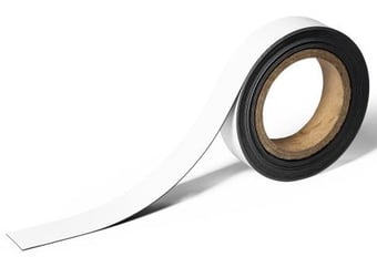 picture of Magnetic Labelling Tape - White - 30 mm x 5 m - [DL-170802]