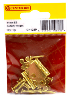 Picture of Centurion EB Butterfly Hinge (1 Pair) - 41mm (1 5/8") - [CI-CH122P]