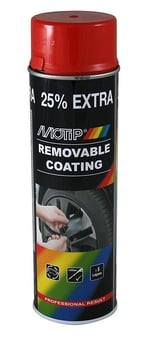 picture of Motip Sprayplast Removable Coating - Red Glossy 500ml - [SAX-M04309]