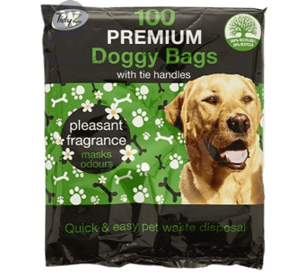 picture of TidyZ Premium Extra Strong Doggy Poop Bags 100 Pack - [PD-B0355]