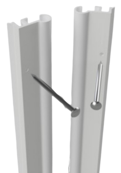 picture of Warmseal Multifin Around Door Seal Short Set White - [CI-G40201]