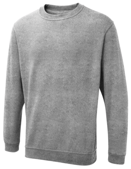 picture of Uneek UX3 The UX Sweatshirt - Heather Grey - UN-UXX03-HG