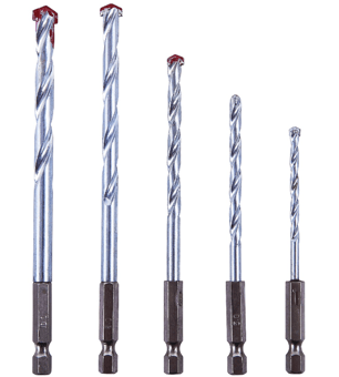 picture of Amtech 5 Piece Hex Shank Masonry Drill Bit Set - [DK-F1730]