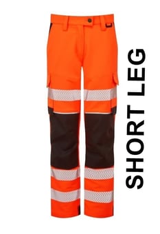 picture of Pulsar Life Ladies Stretch Combat Trouser Orange - Short Leg - PR-LFE972-ORG-S