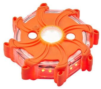 picture of Red Pulsar Rechargeable LED Warning Light - With Main & Vehicle Chargers - [NS-NSPULSARPRO-R]