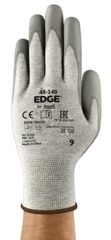 picture of Ansell EDGE 48-140 ESD Multipurpose Light-Duty Work Gloves - Grey - AN-48-140