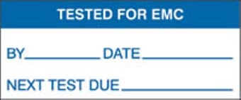 Picture of Quality Labels - Tested for EMC - 51 x 22mm (500 per Roll) - [AS-QC35]
