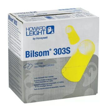 picture of Howard Leight BILSOM 303 Earplugs Small Uncorded - Box of 200 Pairs - [HW-1007193]