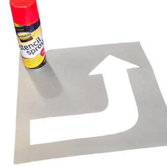 Picture of ProSolve 90 Degree Arrow Stencil - 6 Inch - [PV-SAS6/90]