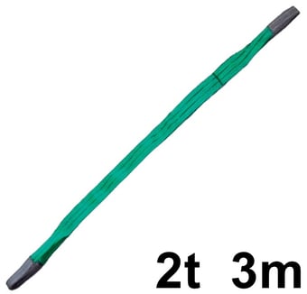 picture of Climax Webbing Sling - Green - 2t 3m - [CL-SLING-2T3M]