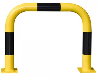 Picture of BLACK BULL Protection Guard - Outdoor Use - (H)600 x (W)750mm - Yellow/Black - [MV-195.17.623]