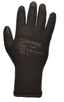 picture of Supreme TTF Black 219 100B PU Coated Dexterity Gloves - HT-100B