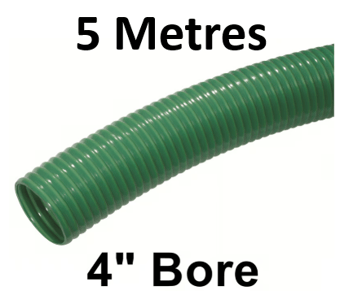 picture of Medium Duty Suction Hose 4" Bore - 5 Metre - [HP-MDS4-5]