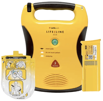 Picture of Defibtech Lifeline AED Semi-Automatic Defibrillator Standard Capacity - [ORT-DCF-E100SG-UK] - (LP) - (DISC-X)