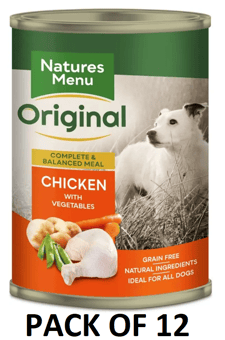 picture of Natures Menu Can Adult Chicken & Veg Wet Dog Food 12 x 400g - [CMW-NMDCC0]
