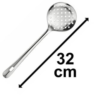 picture of Prima Stainless Steel Kitchen Skimmer with Slotted Head & Hanging Hook - [PD-17063C]