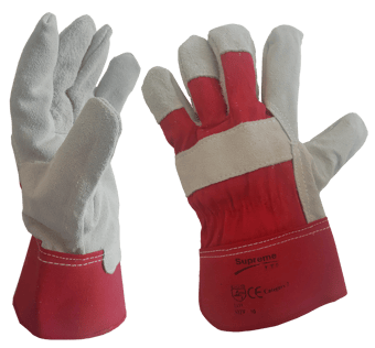picture of Single Palm Red Rigger Gloves - [HT-REDRIGGER]