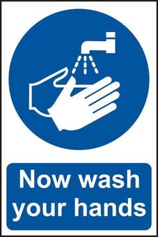 Picture of Spectrum Now Wash Your Hands - SAV - 200 x 300mm - SCXO-CI-11482