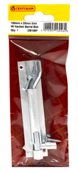 Picture of Centurion SAA Wide Necked Barrel Bolt - 100mm (4") x 25mm (1") - [CI-DB108P]