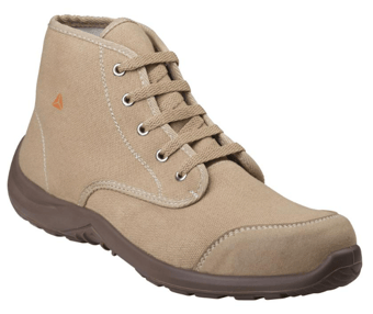 picture of Delta Plus S1P SRC Arona Beige Canvas Safety Boots - LH-ARONASPBE