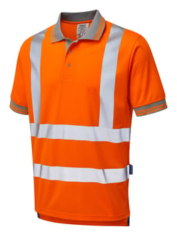 Picture of Pulsar Rail Orange Spec Polo Shirt - PR-PR176