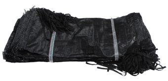 Picture of Heavy Duty Woven Polypropylene Sandbags - Black - Unfilled - Sold as SINGLE - 33x79 cm - [JD-PPSB003IMP]