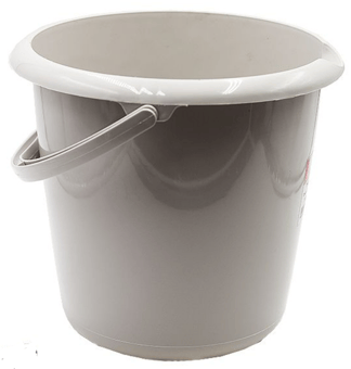 picture of Round Bucket Taupe 13L - [PD-THW22-T]