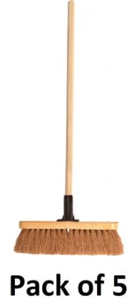 picture of Coco Brushes Complete with Handle - 12" - Pack of 5 - [CI-80089]