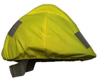 Picture of Yellow Hard Hat Cover - Flame Retardant 400 Denier Polyester - Single Unit - One Size - [SEA-231-Y]